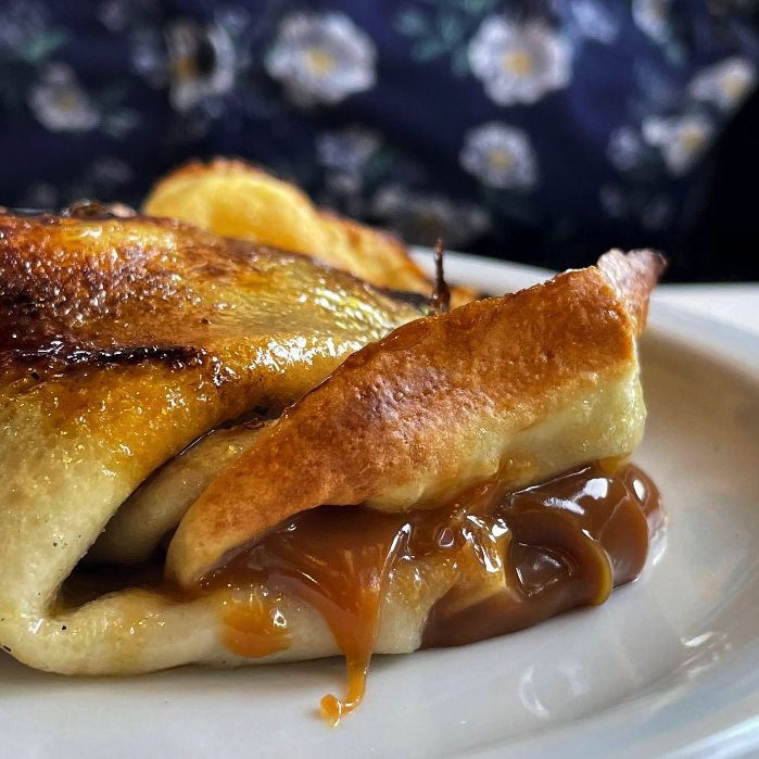 Panqueque de dulce de leche